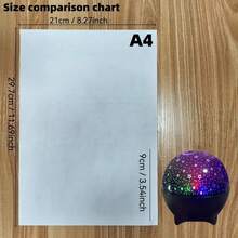 1个星月投影夜灯 - USB供电 - 投影灯 - 床头卧室氛围灯 - 旋转式房间投影灯 - 多色光 - 查看 12