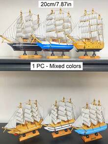 木制帆船模型，手工木船，家居桌面柜子装饰，馈赠佳品