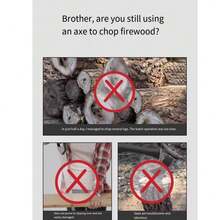 Round Log Splitter - Manual Log Splitter, Ignition Log Splitter, Heavy Duty Cast Iron Log Splitter - Manual Wood Wedge, Wood Splitting Machine, Heavy Duty Log Splitter, Easy To Split Logs Without Lighter, Efficient Log Splitting Tool, Heavy Duty Cast Iron Structure, Portable And Space-Saving - Multicolor - View 8