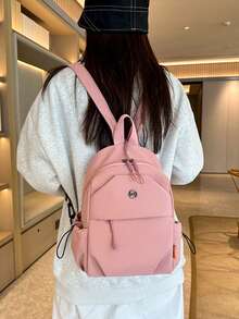New Multifunctional Backpack For Women - Versatile Daypack, Chest Bag, Lightweight Crossbody Bag, Practical Small Backpack, Zipper Closure, Multi-Compartment Design, Suitable For Hiking, Camping, Travel, Commuting And Shopping - Multicolor - View 11