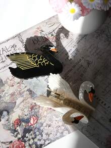 1个新款创意海洋卡通动物发夹，可爱海龟和鱼造型，适合日常佩戴和送礼，百搭时尚发饰沙滩爪夹夏季沙滩发夹 - 多色C - 查看 3