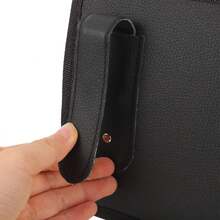 MUCKLILY Organizador De Puerta De Cuero Pu Negro Bolsa De Almacenamiento Para Coche Compacto Para Basura Y Accesorios De Coche FáCil De Limpiar OZUA - Negro - Ver 5