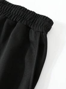 Boys' Sports Pants, Trousers With Elastic Waistband, Casual Pants, Boys' Sweatpants, Children's Clothing - 黑色15 - 查看 3