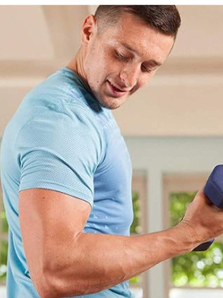 J/fit - Juego de mancuernas con estante duradero, diseño de acero e hierro sólido, recubiertas en neopreno doble, no se esquirla ni descascara, multiuso (para ejercicio, gimnasia, pilates, artes marciales mixtas, entrenamiento, escuelas, centros de rehabilitación) - Rojo - Ver 1