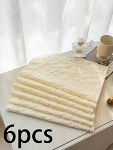 1pc/6pcs Korean Ins Style Heart Lace Small Napkin, Placemat, Coaster, Multi-Purpose Dust Cover Mat - Multicolor - View 18