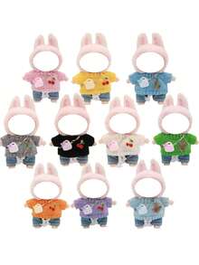 17cm Doll Clothes/Accessories Set, Doll Wardrobe Collection, Doll Dress Up - Multicolor - View 5