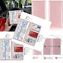 Car Registration And Insurance Card Holder Vehicle License Document Glove Box Compartment Organizer Interior Car Accessories For Women Men Teens Rose Goldcar Acessesories, Car, Car Acessesories Women, Car Stuff, Car Decor, Car Accesssories, Stocking Stuffers, Car Accessories For Women, Christmas - 玫瑰金色 - 查看 7
