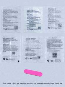 24pcs Long Oval Chocolate Brown Artificial Nails, Wearable, High-End Fashion Nail Stickers Suitable For Ladies & Girls Party, Includes Nail File - Chocolate Brown - View 7