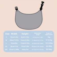 1pc Cute Cartoon Dog Drool Bib, Adjustable For Medium To Large Dogs, Samoyed, Cats, Pet Drool Bib - Multicolor - View 2