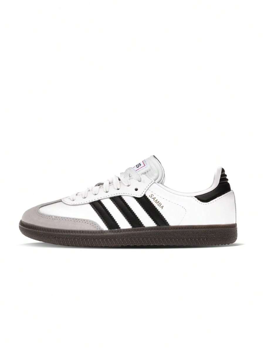 Adidas SAMBA J 白色/无/无 - 白色 - 查看 1
