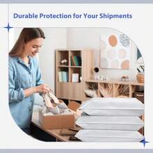 Fuxury 25 Pcs Poly Mailers 17.7 X 22" XL Shipping Bags For Clothing Strong Adhesive Shipping Mailing Envelopes Large Self-Sealing Polymailer For Small Business White #10 - 白色+17.7x22吋 25件 - 查看 6