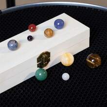 Natural Crystal Stones & Solar System Crystal Ball Set - Perfect Gift For Children's Day - Planetary Box - View 5