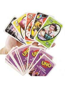 1 Set Mattel UNO Classic Color Number Matching Card Game - 112 Cards - Customizable Erasable Versatile Cards - Includes Special Function Cards - Suitable For Children 7 Years And Above - Multicolor - View 3