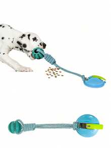 3-In-1 Dog Braided Rope Ball Toy With Handle, Durable Chew Toy For Chewing Training, Fetch, Tug Of War, Retrieval Games, Christmas Gift - Multicolor - View 10