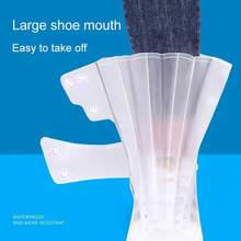 EstiloTendenciaCubre Zapatos Impermeable, Paraguas Para Sol, Regalo, Cubrezapatos Impermeable Silicona Antideslizante, Se Pueden Usar En Climas Lluviosos Y Nevados, Adecuadas Para Hombres Y MujeresCalidad PremiumVersióN Mejorada - Negro - Ver 10