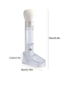 美甲粉刷、美甲粉蘸取及回收容器，带刷子，自助美甲粉蘸取，便携式美甲套装 - 彩色 - 查看 10