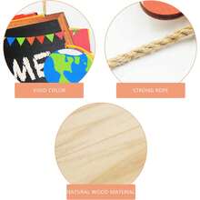 Back To School Blackboard Welcome Door Sign Teacher Thanks Door Decoration Thanks Teacher First And Last Day School Classroom Door Hooks - Multicolor - View 4