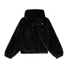 Puma Women's 2026 Spring Casual Faux Fur Lined Hooded Jacket, Comfortable & Warm 625194-01 - Black - View 2