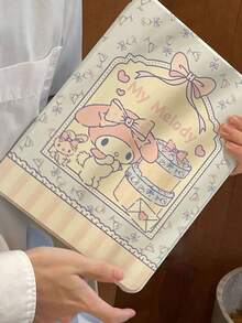 SANRIO 1个可爱兔子图案平板电脑保护套，兼容iPad - 可旋转（横屏/竖屏），防弯折防震，甜美少女风格 - 兼容iPad 5/6/7/8/9/10、iPad Air和iPad Pro（不含iPad） - 彩色 - 查看 7