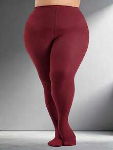 1 双糖果色女士加大码连裤袜，超柔软纯色半透明连裤袜，高腰涤纶长筒袜，尺码：XS-XXXL，10 种颜色可选，适合日常穿着。 - 彩色 - 查看 11