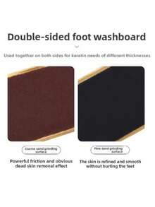 Professional Double-Sided Foot File, Remove Calluses On Your Feet, Wooden Pedicure Scrub, Can Smooth Out Hard, Rough And Dry Keratin Layers, Making Your Feet Smooth And Soft. Give Friends Festival Gifts, Valentine's Day Gifts - Multicolor - View 4