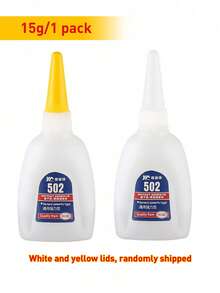Finego 15g/30g/40g Keo siêu dính mạnh 502, Keo siêu tức thời đa năng, Keo dán giày, Keo siêu dính 502 Cyanoacrylate tức thì, Keo dán dầu cường độ cao hàn, Nhanh khô, Keo sửa chữa cho gốm sứ, sứ, kim loại, nhựa, gỗ - Trong suốt - Xem 13
