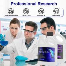 1:1 High Definition Transparent Epoxy Resin AB Casting Resin, 500/1000ml With Pump, Self-Leveling, Bubble-Free, For DIY Jewelry, Earrings, Pendants, Silicone Mold Making, Suitable For Craftsmen And Beginners - Black - View 3