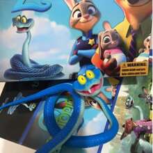 1个可爱的小蛇盖瑞摆件，细节精致，可摆造型，带包装盒 - 彩色 - 查看 11