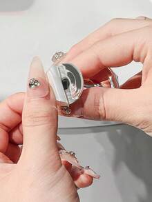 1/2件装轻奢马桶按压器，马桶水箱按钮，马桶按压器，加长水箱神器，通用美甲辅助神器浴室配件浴室工具 - 彩色 - 查看 3