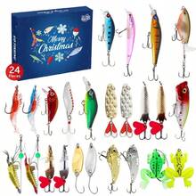 Christmas Lure Fishing Gift Set, Includes Jig, Minnow Plastic Bait, Blind Box Gift - Multicolor - View 5