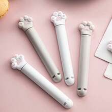 3 chiếc kẹp hình móng mèo dễ thương mới, kẹp niêm phong túi đựng thực phẩm, kẹp giữ tươi có thể tái sử dụng, kẹp đồ ăn nhẹ nhà bếp, thích hợp để niêm phong túi đựng thực phẩm giúp giữ thực phẩm tươi ngon. - Nhiều màu - Xem 3