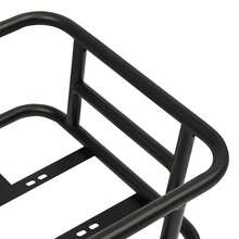 SENDERPICK Fahrradkorb für Hinten Abnehmbarer Eisen Fahrrad-hinterradkorb mit 2Eisenplatten - Schwarz - Übersicht 8