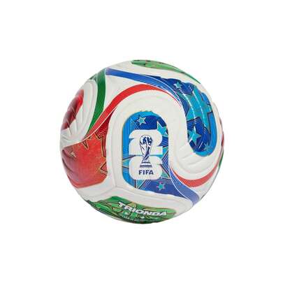 Mini Balón de Fútbol Estilo Mundial 2026 Unisex Blanco Tamaño 1 para Entrenamiento y Regalo