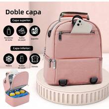 gsy34Hielera para Leche Materna BolsasBolsa Enfriador De Leche Materna De Doble Capa Con Bolsa De Hielo Incluye Pack 10 Unidades Bolsas Almacenamiento Leche Materna - 200ml Rosagsy - Multicolor - Ver 2