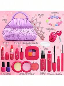 幼儿公主过家家化妆套装 - 小女孩假扮化妆玩具 | 节日礼物（万圣节/圣诞节/感恩节）