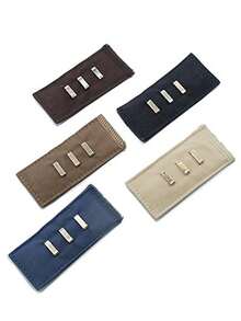 Waist Extenders With Metal Hook Adjustable Waistband Extender Hooks Hook Waist Band Extenders Waists Extender Black Denim Blue Khaki For Women Men Pants Jeans Skirt Trousers Fasteners,Trousers Providing Extra Room And Comfort,Perfect Gift For Ramadan, Eid, Valentine's Day, Christmas, Or Thanksgiving.