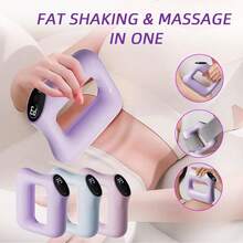 1200mAh 电动全身筋膜按摩环，振动塑形按摩器，适用于腹部和腰部，深层组织按摩