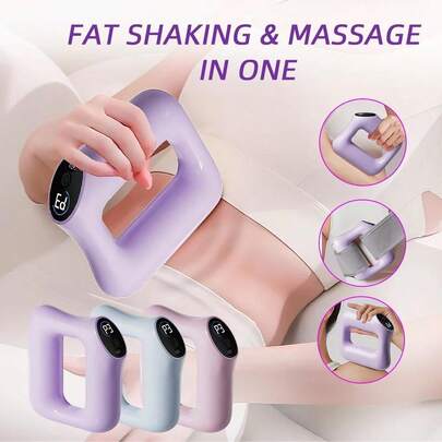 1200mAh 电动全身筋膜按摩环，振动塑形按摩器，适用于腹部和腰部，深层组织按摩