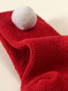 1双加厚儿童节日红色袜子，适合生日、满月、百日庆、中国传统庆典、圣诞节、秋冬季等场合。 - 彩色 - 查看 6