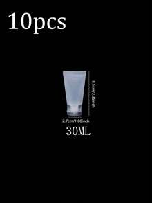 5 件 - 20/30/50/100ML 可再填充空管瓶，带螺旋盖的化妆品容器瓶，适用于乳液沐浴露洗发水清洁霜等，带翻盖的洗手液洗发水挤压瓶化妆品旅行样品包装储存架容器，适用于牙膏洗发水洁面乳、身体乳液、旅行容器旅行必需品学校用品假日露营假日必需品度假配件迷你女士香水男士香水海滩