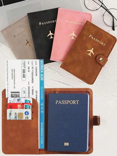 男女通用情侣旅行护照夹，便携式卡包，多功能身份证卡夹，度假、酒店、邮轮、返校旅行必备