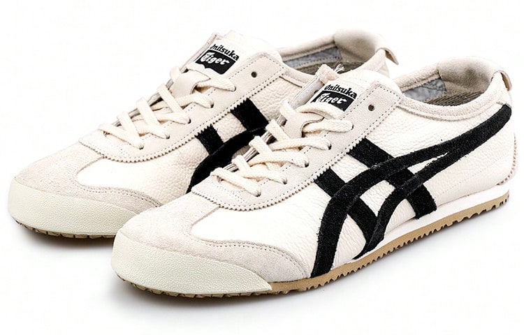 Onitsuka Tiger Mexico 66 Vintage Birch Black Unisex Shoes - màu đen - Xem 1