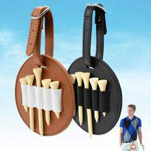 1pc Golf Spike Pouch, Outdoor Leather Golf Spike Storage Bag, Portable Golf Spike Holder - Ideal Gift For Golfers, Waist Hanging Storage Bag - Multicolor - View 5