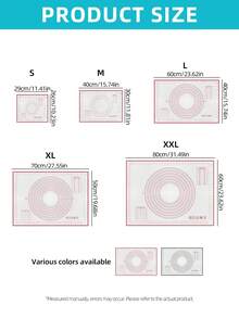 1 件装多功能防滑揉面垫，带刻度，可擀面、烘焙，适用于面包、饺子、蛋糕等，是节日派对、家庭厨房、圣诞节、复活节、感恩节、情人节的理想之选。 - - - 查看 5