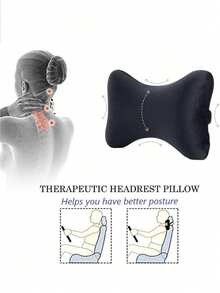 2pcs/1pc Car Headrest, Soft And Comfortable Car Neck Pillow, Relieve Driving Fatigue, All-Season Car Headrest, Car Interior Accessories, Suitable For Sedan, SUV - Style a - View 7