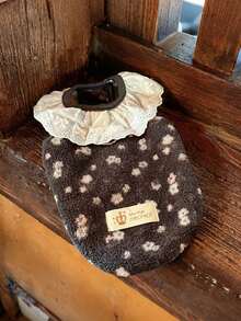 Soft & Warm Palace Style Pet Dress With Bow Tie, Suitable For Small & Medium Dogs & Cats, Indoor Wear - Multicolor - View 15