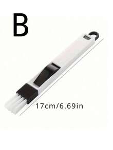 Cepillo de limpieza multifuncional, cepillo de limpieza de ventanas 3 en 1, cepillo de limpieza de baño, raspador de grietas, suministros de limpieza de cocina y baño - Multicolor - Ver 11