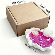 1PC Scented Candle - Conch Shape Soy Wax Candle, Essential Oil Scented Candle, Home Scented Candle, Birthday, Christmas, Thanksgiving, Mother's Day, Women's Stress Relief Gifts,100% Plant-Based,No Animal Testing, Candle Accessories Random,Artificial Color Batches Have Different Colors, But It Does Not Affect The Use, Some Decorations Accessories Are Random.