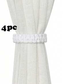 1件/2件/4件装手工棉绳扭结窗帘绑带,多种颜色和尺寸可选,适用于窗帘固定和装饰 - 彩色 - 查看 39