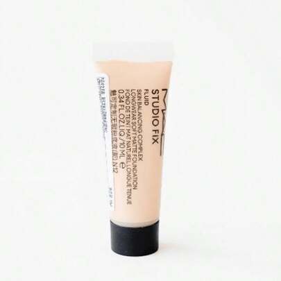 MAC Kem nền Studio Fix Fluid Skin Balancing Complex Longwear Soft Matte Foundation N12, KÍCH THƯỚC NHỎ, 10ML/0.33OZ, 5ml/0.17OZ